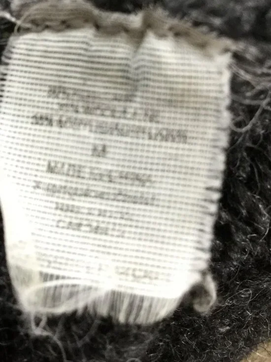 Vince Charcoal Grey One Button Long Cardigan m - Picture 6 of 7